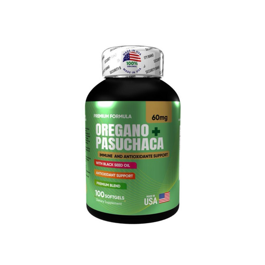 Oregano + Pasuchaca x 100 Softgels - Tienda Medicinal